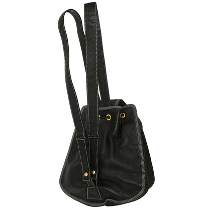 Loewe Black Leather Backpack