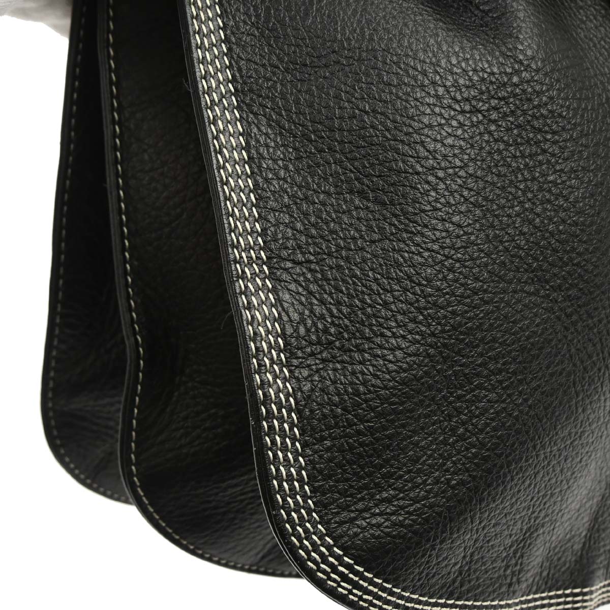 Loewe Black Leather Backpack
