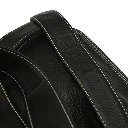 Loewe Black Leather Backpack