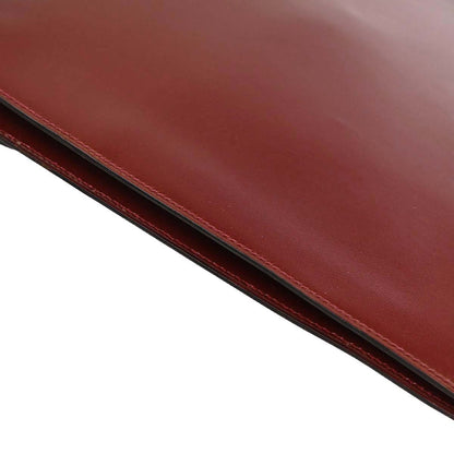 Hermes Rouge H Box Calf Quirus Clutch Bag