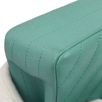 Chanel 2019 Emerald Green Caviar Small Classic Double Flap Shoulder Bag