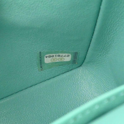 Chanel 2019 Emerald Green Caviar Small Classic Double Flap Shoulder Bag