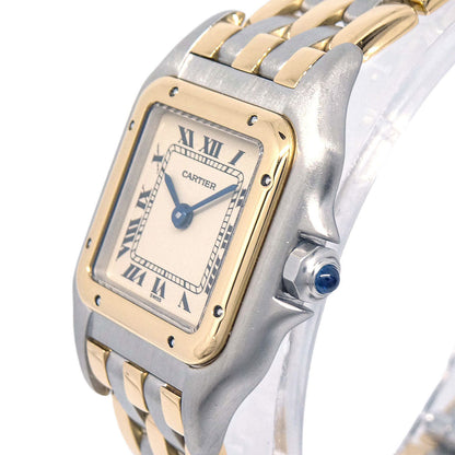 Cartier Panthere SM 3-Row Ref.166921 Quartz Watch 18KYG SS