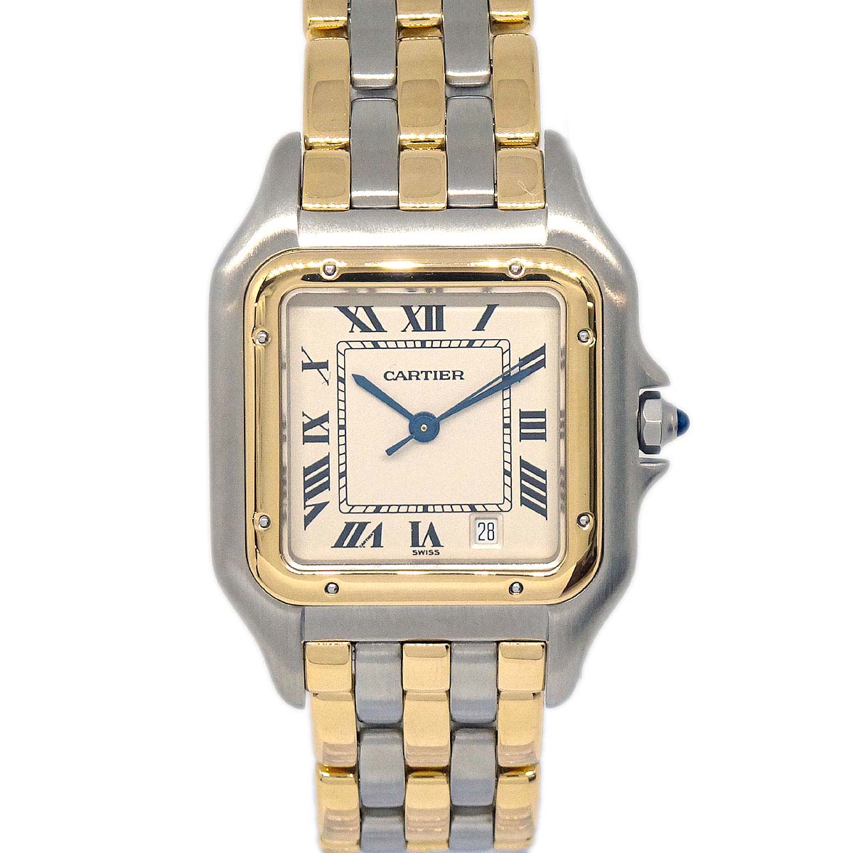 Cartier Panthere MM 3-Row Ref.183949 Quartz Watch 18KYG SS