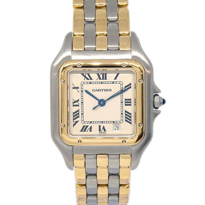 Cartier Panthere MM 3-Row Ref.183949 Quartz Watch 18KYG SS