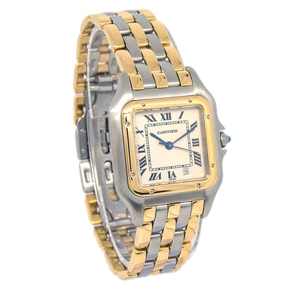 Cartier Panthere MM 3-Row Ref.183949 Quartz Watch 18KYG SS