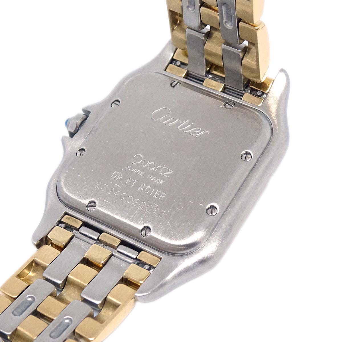 Cartier Panthere MM 3-Row Ref.183949 Quartz Watch 18KYG SS