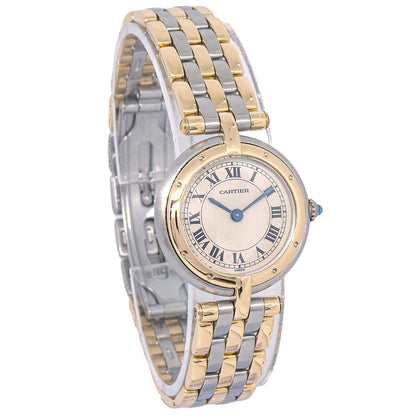 Cartier Panthere Vendome SM 3-Row Ref.166920 Quartz Watch 18KYG SS