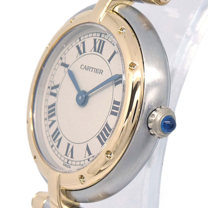 Cartier Panthere Vendome SM 3-Row Ref.166920 Quartz Watch 18KYG SS