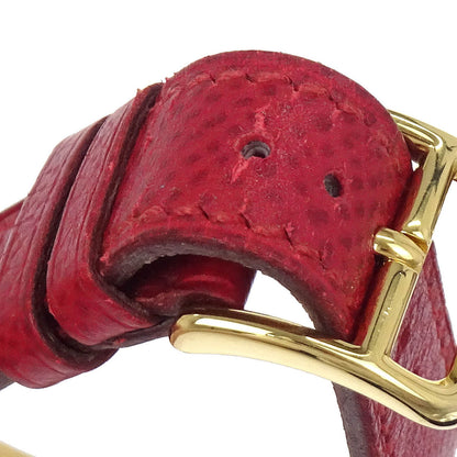 Hermes Medor Watch Quartz Watch Red #M