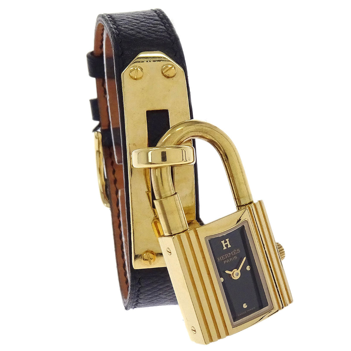 Hermes Kelly Watch Quartz Watch Black