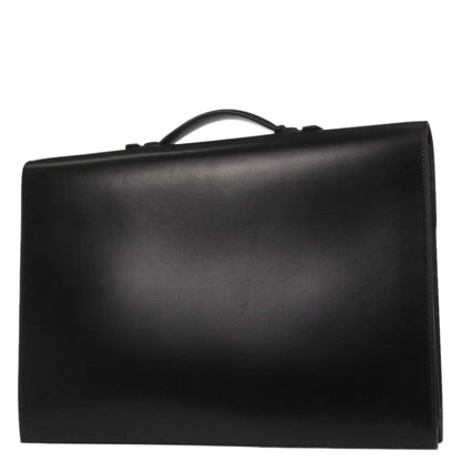 Hermes Black Box Calf Sac a Depeches 41 Business Bag Handbag