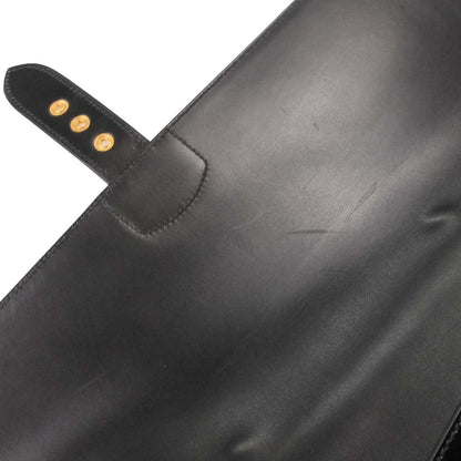 Hermes Black Box Calf Sac a Depeches 41 Business Bag Handbag