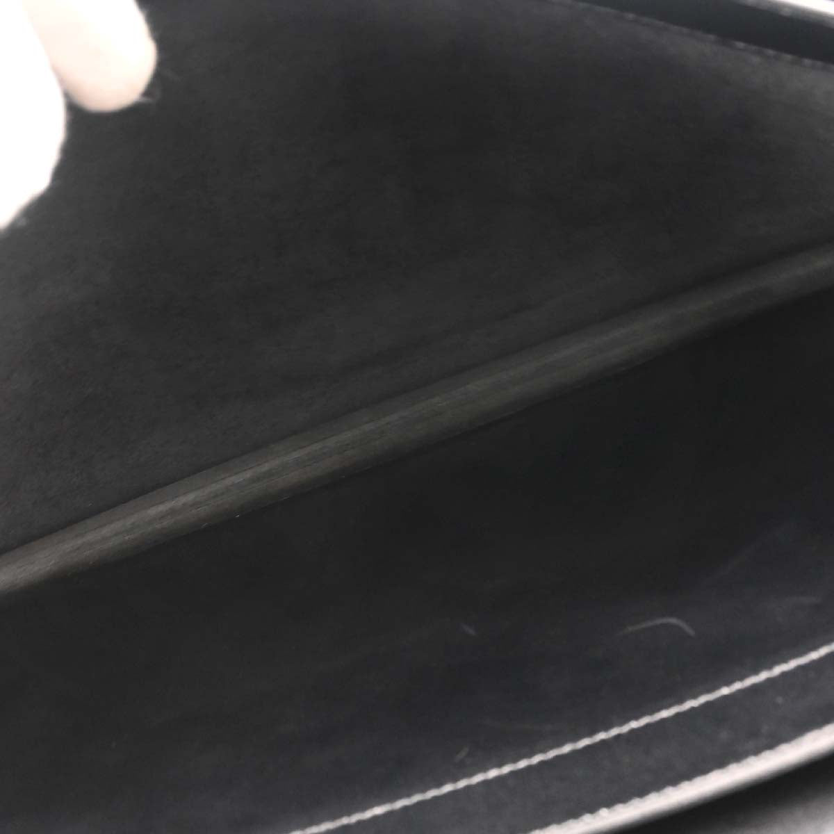 Hermes Black Box Calf Sac a Depeches 41 Business Bag Handbag