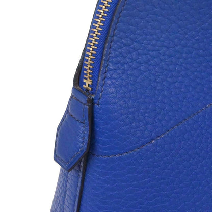 Hermes Blue France Fjord Bolide 35 2way Shoulder Handbag