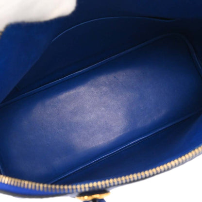 Hermes Blue France Fjord Bolide 35 2way Shoulder Handbag