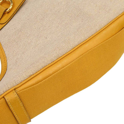 Hermes Beige Jaune Toile H Tsako Shoulder Bag
