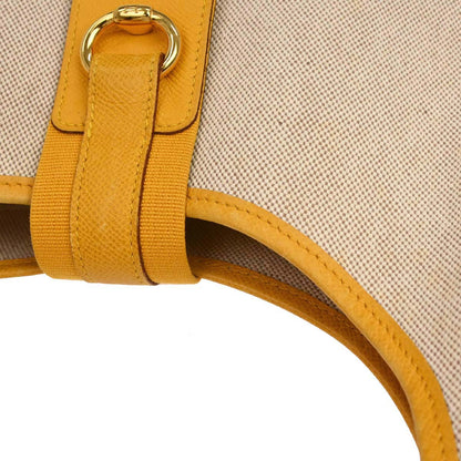Hermes Beige Jaune Toile H Tsako Shoulder Bag