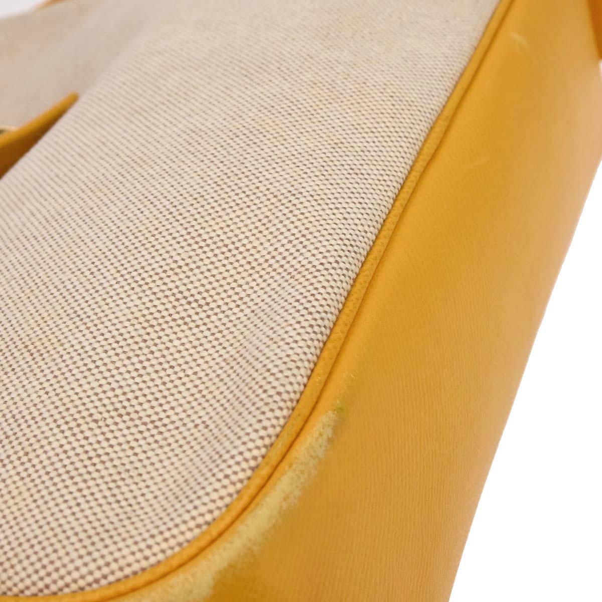 Hermes Beige Jaune Toile H Tsako Shoulder Bag