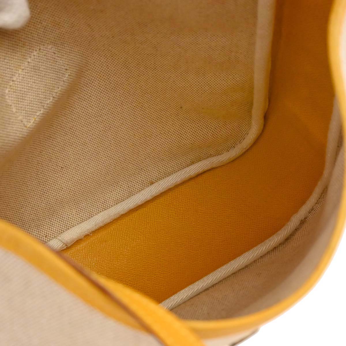 Hermes Beige Jaune Toile H Tsako Shoulder Bag