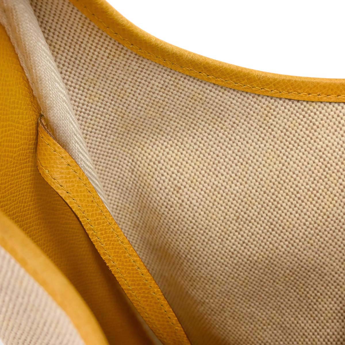 Hermes Beige Jaune Toile H Tsako Shoulder Bag