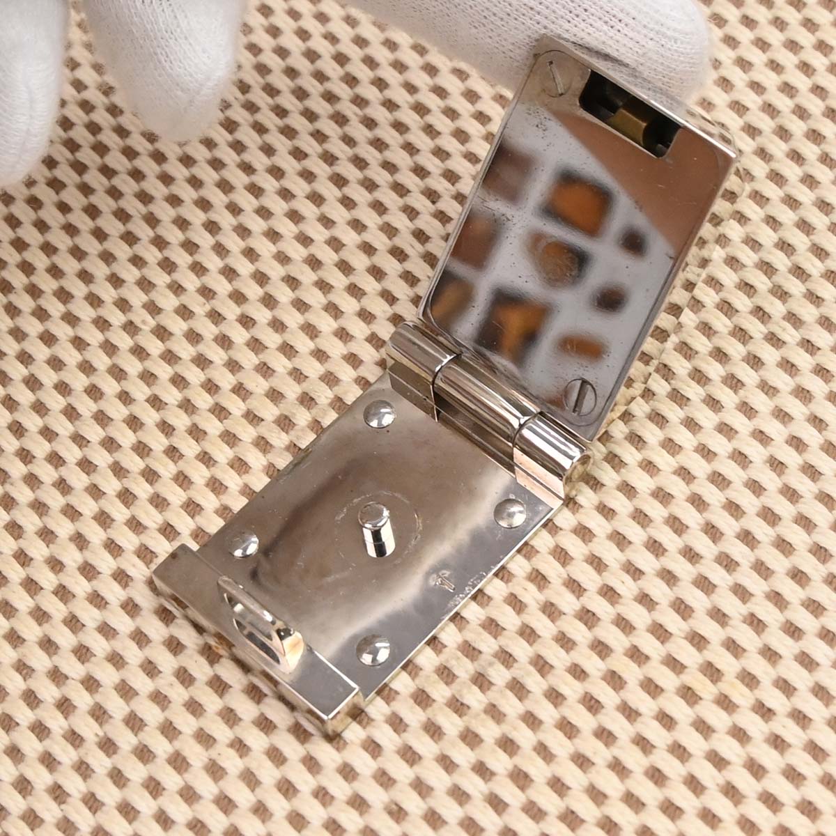 Hermes Beige Brown Toile GM Buffalo Sac a Depeches DPLG 2way Shoulder Handbag