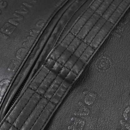 Chanel 2008-2009 Black Calfskin Rue Cambon Embossed Unlimited 2way Shoulder Handbag