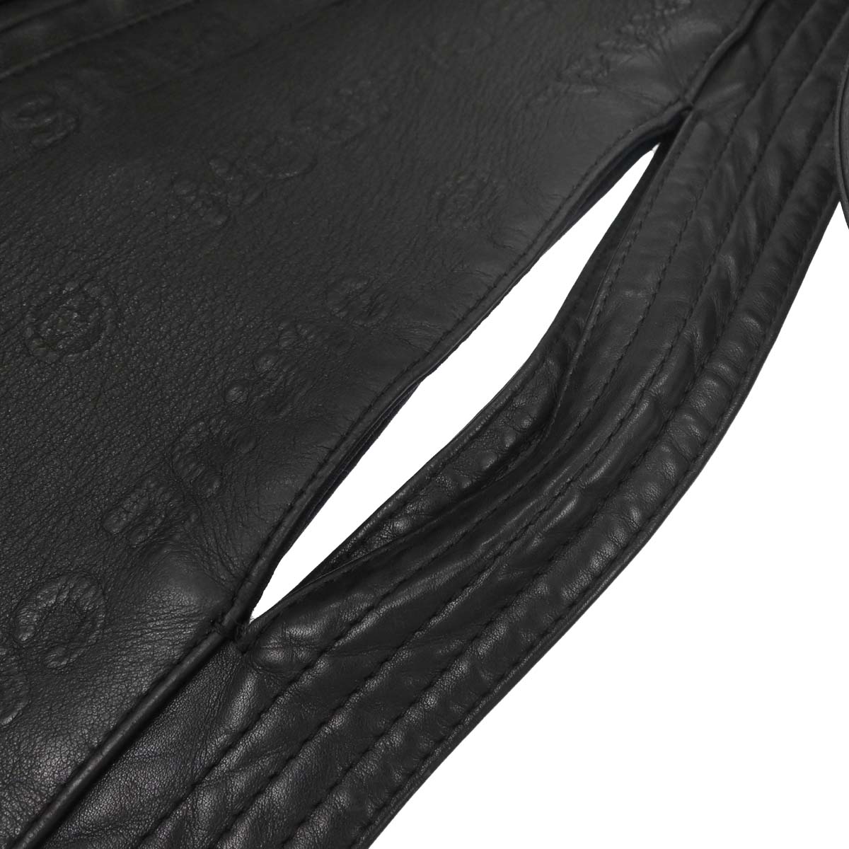 Chanel 2008-2009 Black Calfskin Rue Cambon Embossed Unlimited 2way Shoulder Handbag
