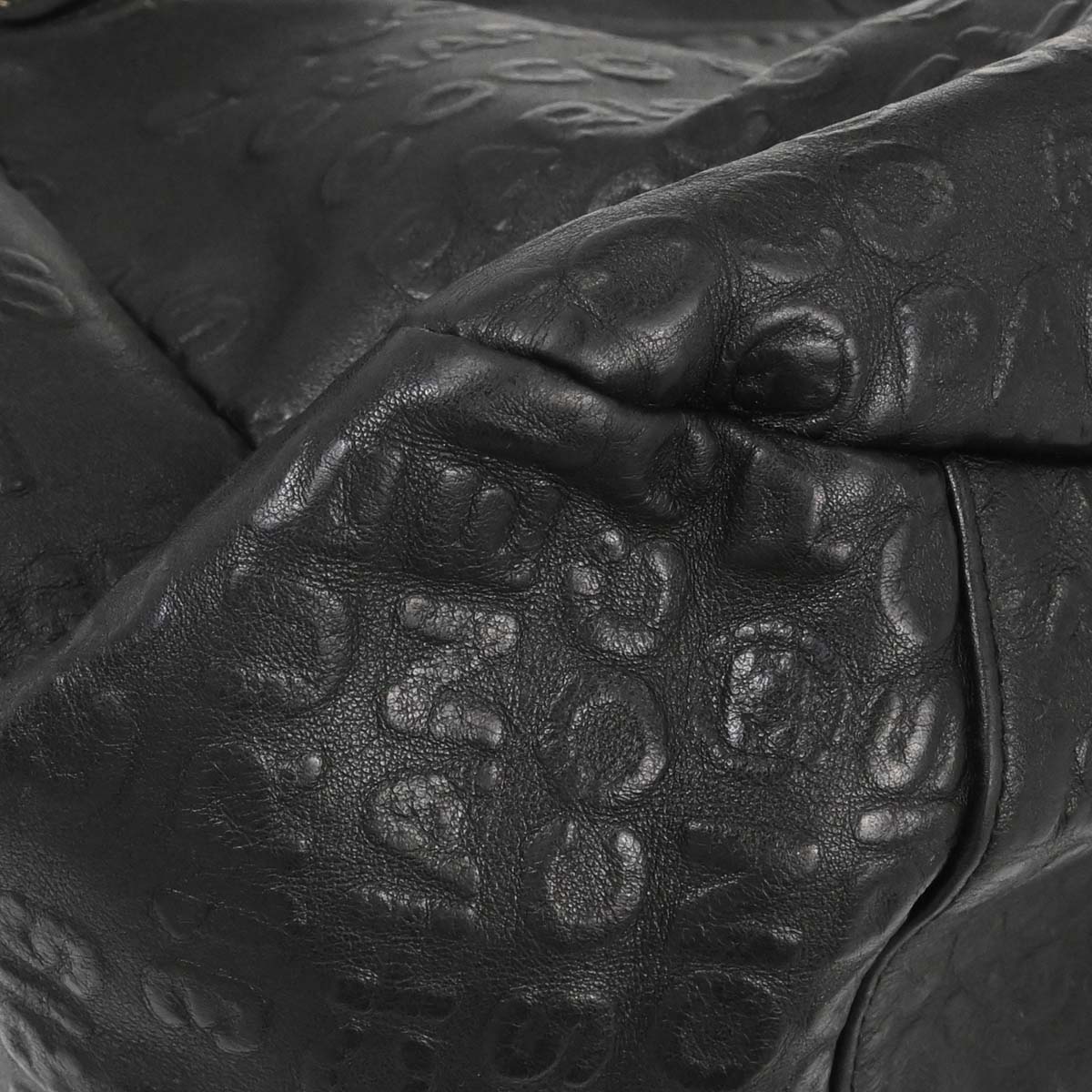 Chanel 2008-2009 Black Calfskin Rue Cambon Embossed Unlimited 2way Shoulder Handbag