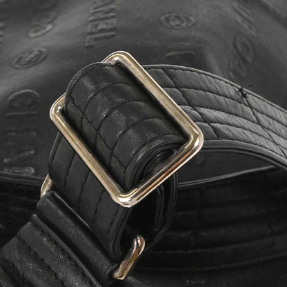Chanel 2008-2009 Black Calfskin Rue Cambon Embossed Unlimited 2way Shoulder Handbag