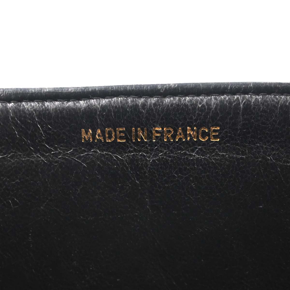 Chanel Black Caviar Skin Chevron Shoulder Bag