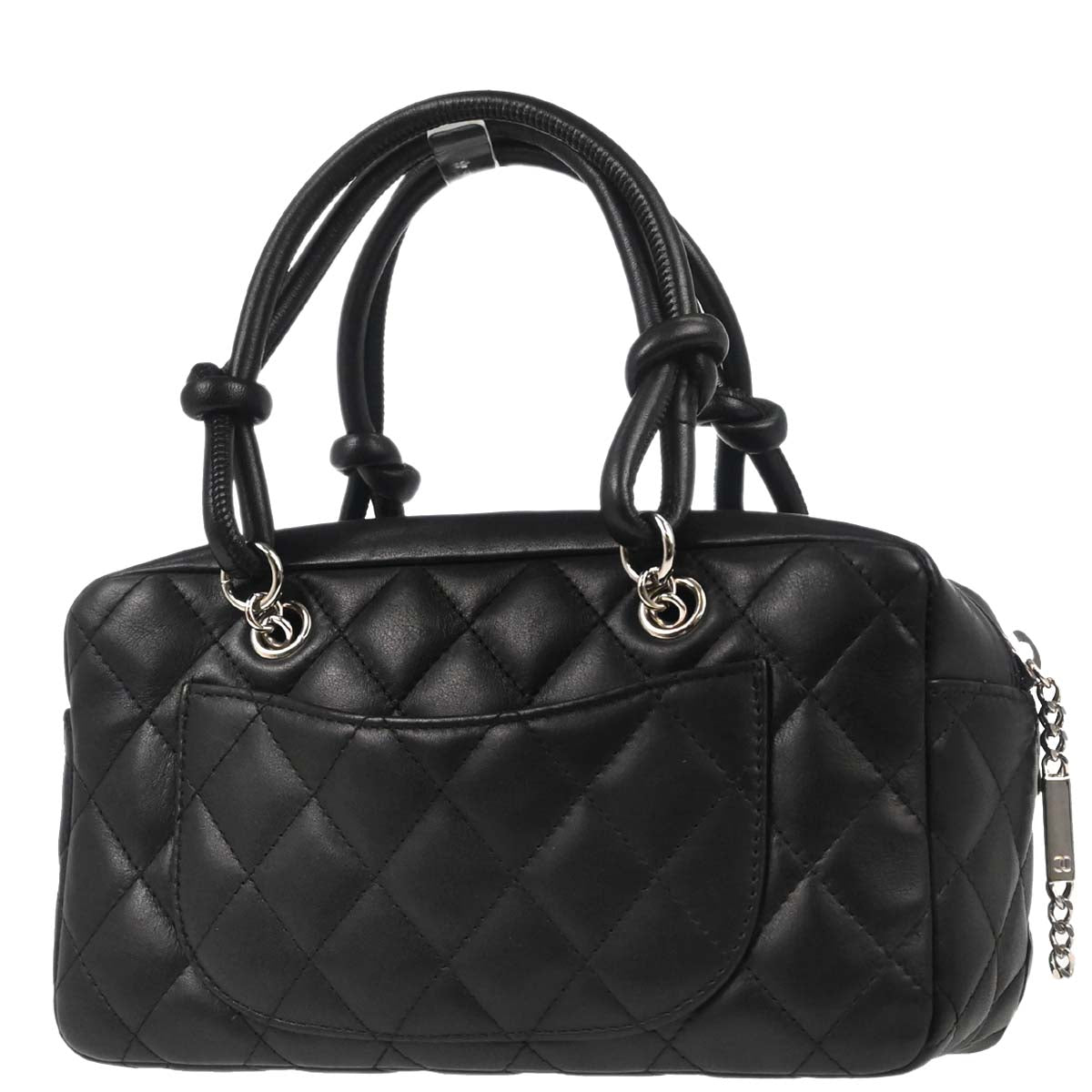 Chanel Black Calfskin Cambon Ligne Handbag