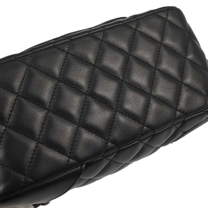 Chanel Black Calfskin Cambon Ligne Handbag