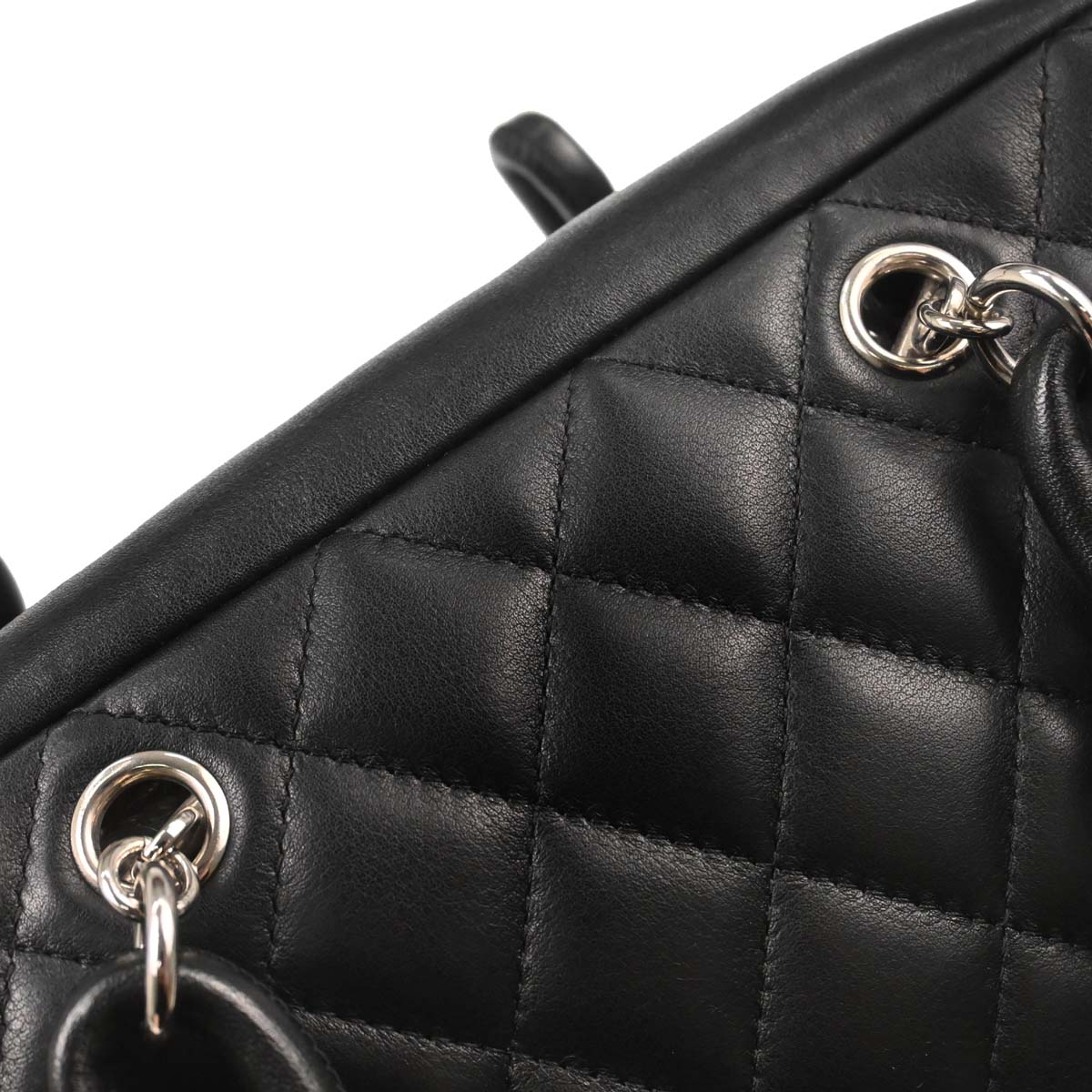 Chanel Black Calfskin Cambon Ligne Handbag