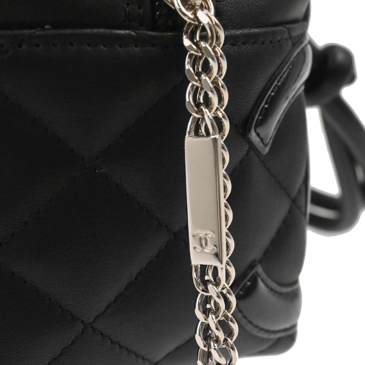 Chanel Black Calfskin Cambon Ligne Handbag