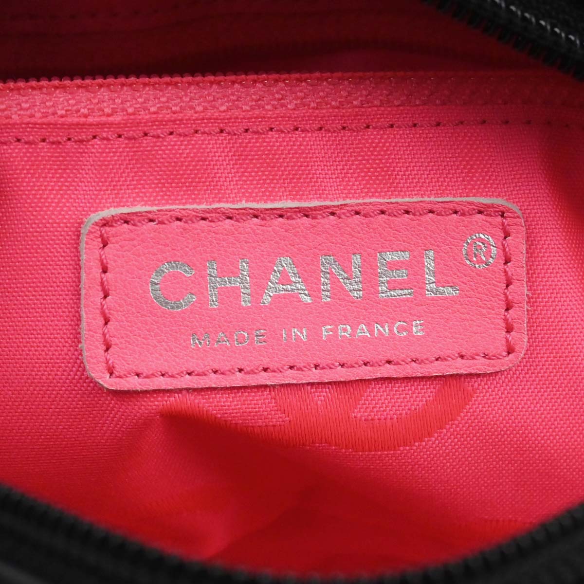 Chanel Black Calfskin Cambon Ligne Handbag