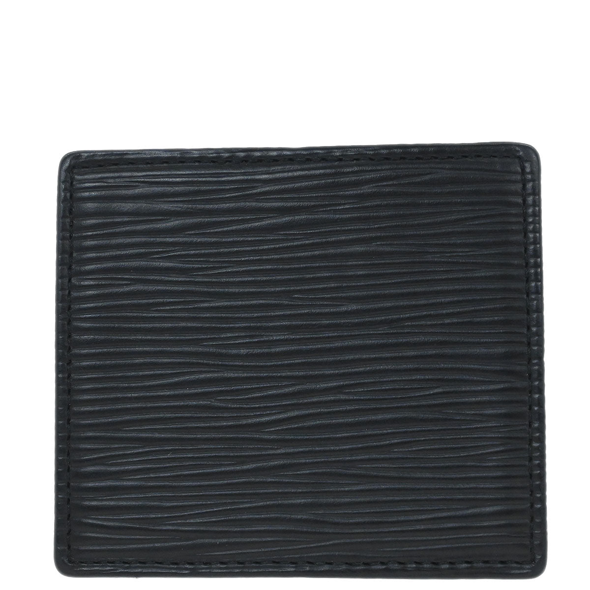 Louis Vuitton Black Epi Porte Monnaie Boite Coin Wallet M63692