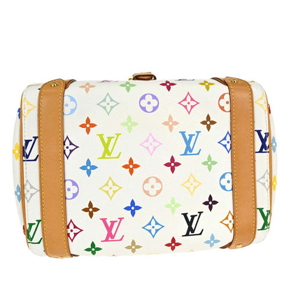 Louis Vuitton White Monogram Multicolor Priscilla Handbag M40096