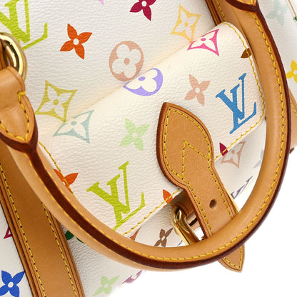 Louis Vuitton White Monogram Multicolor Priscilla Handbag M40096