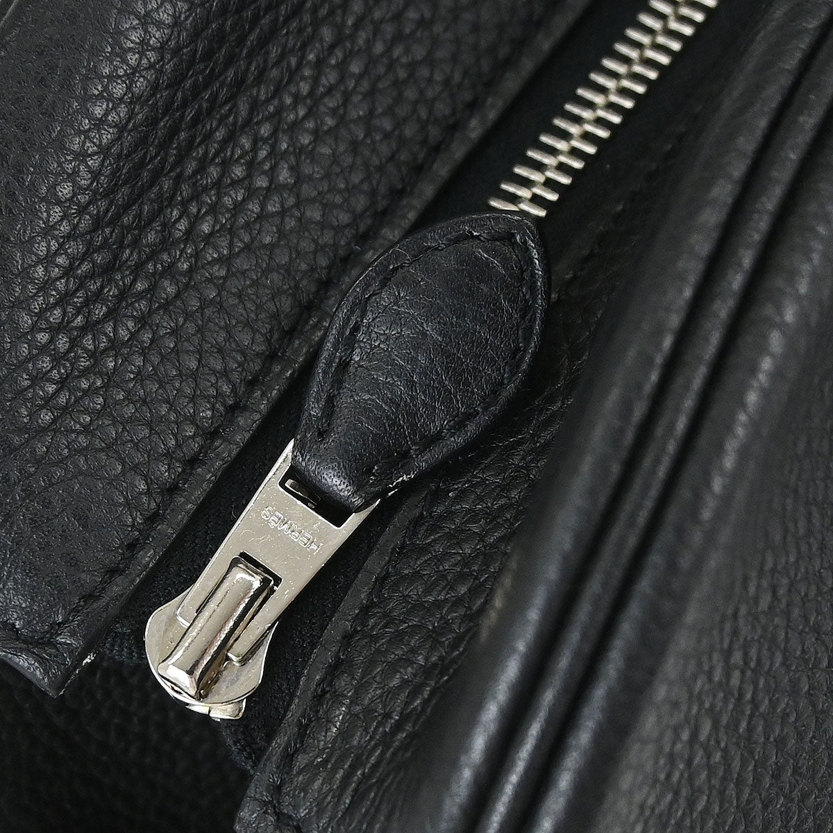 Hermes Black Togo Atlus 35 Handbag