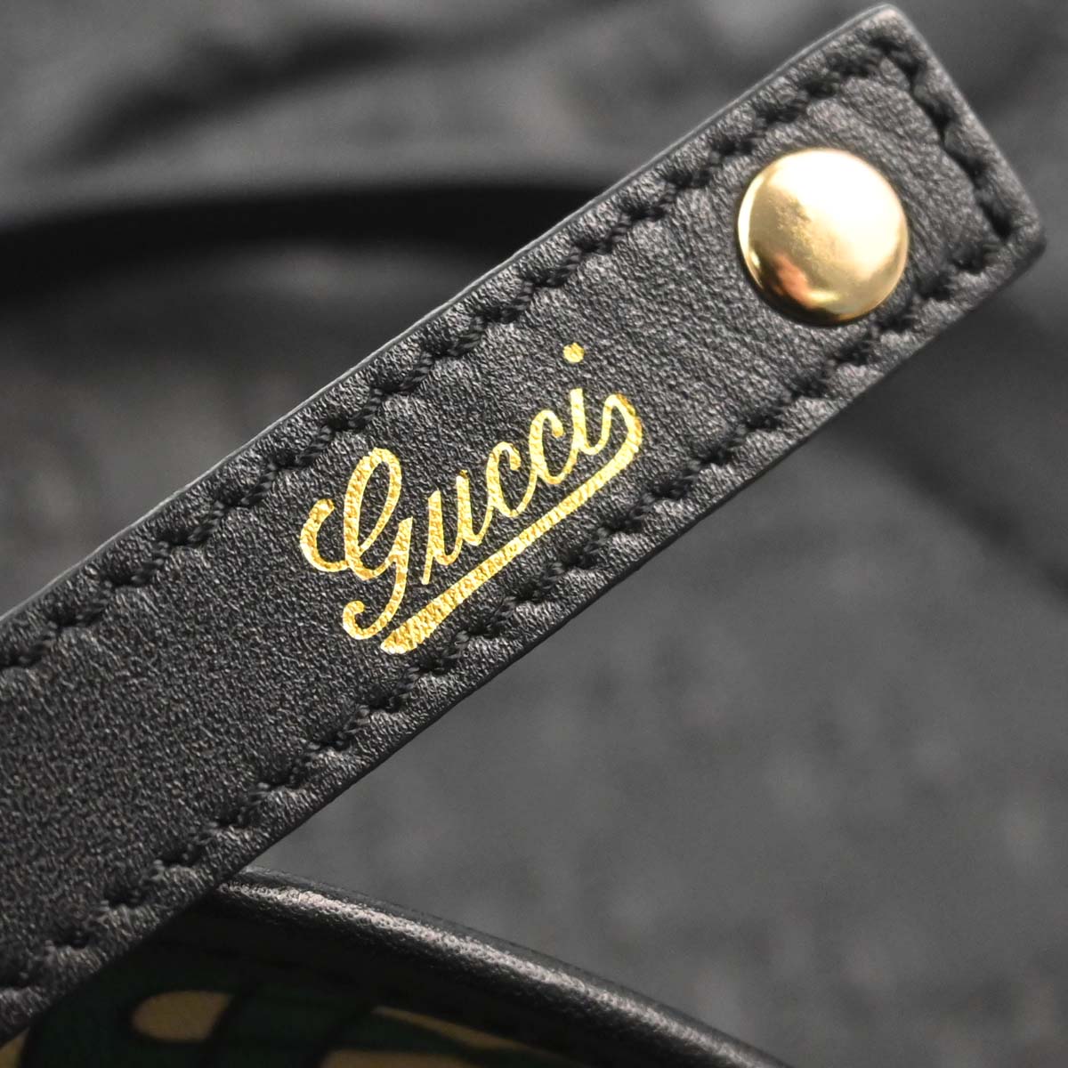 Gucci Black Leather Guccissima Abbey D-ring Tote Bag