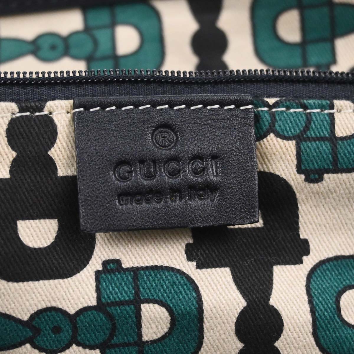 Gucci Black Leather Guccissima Abbey D-ring Tote Bag