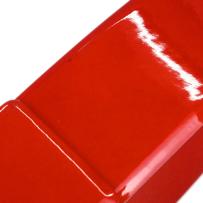 Chanel Belt Red Patent Leather Rhinestone #80/32 Small Good