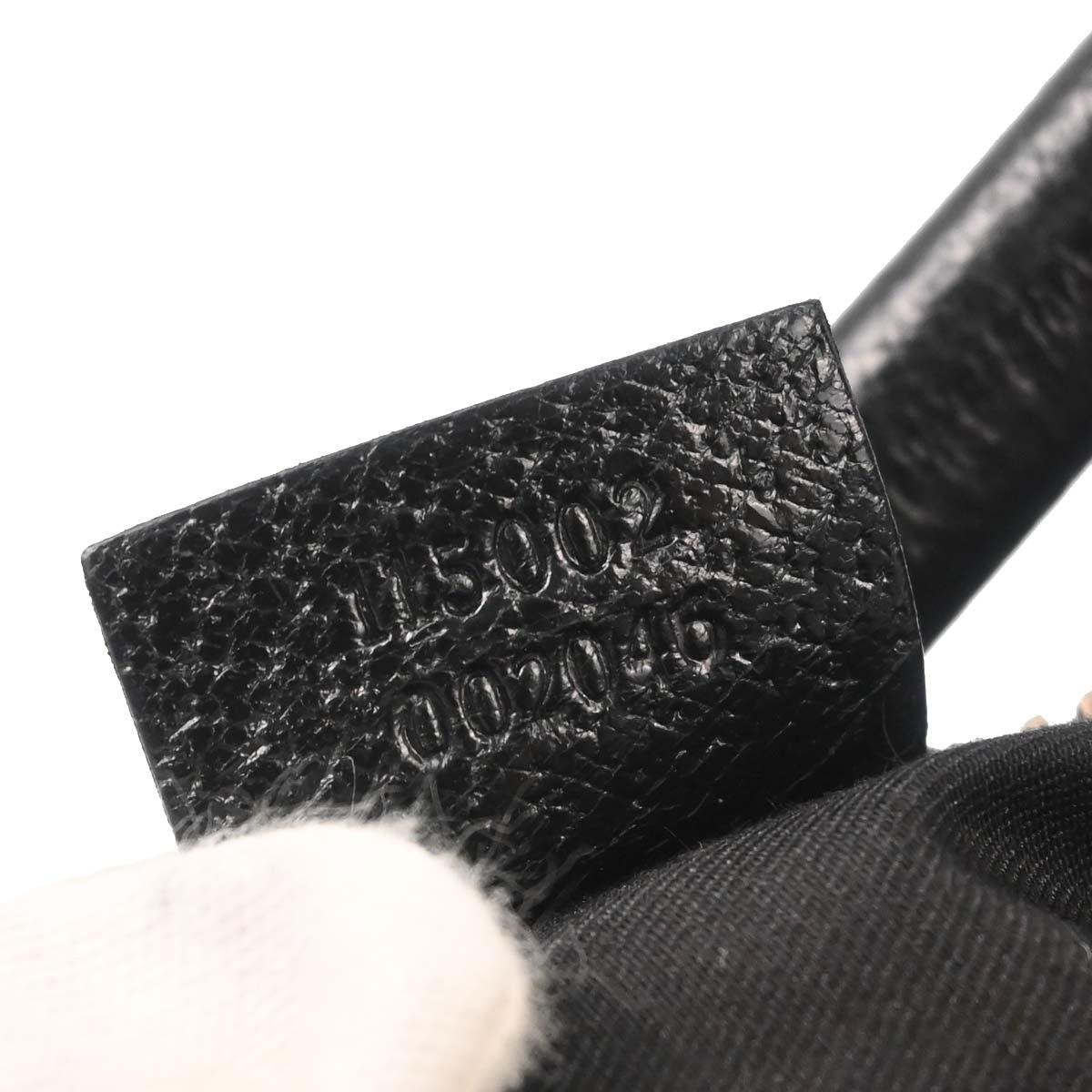 Gucci Black Canvas GG Hobo Handbag