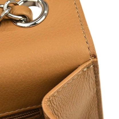 Chanel 2017-2018 Brown Caviar CC Box Flap Bag Shoulder Bag