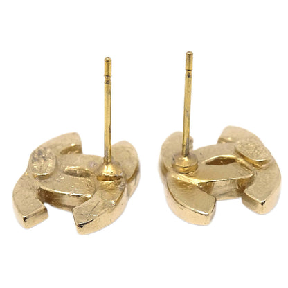 Chanel CC Pierced Earrings Black 02A