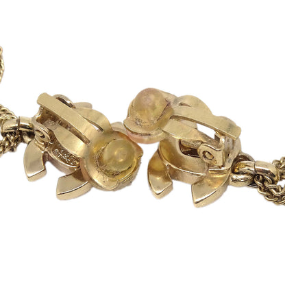 Chanel CC Handbag Motif Dangle Clip-On Earrings Gold 02P