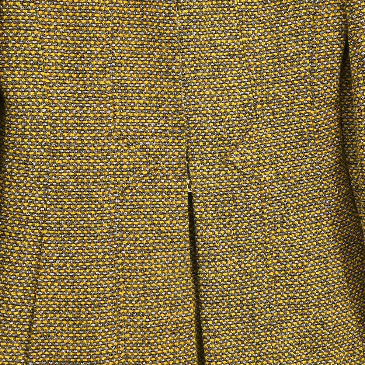 Chanel 1996 Setup Suit Jacket Skirt Tweed Brown #36