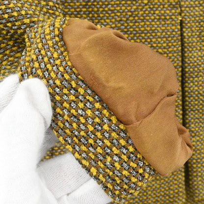 Chanel 1996 Setup Suit Jacket Skirt Tweed Brown #36