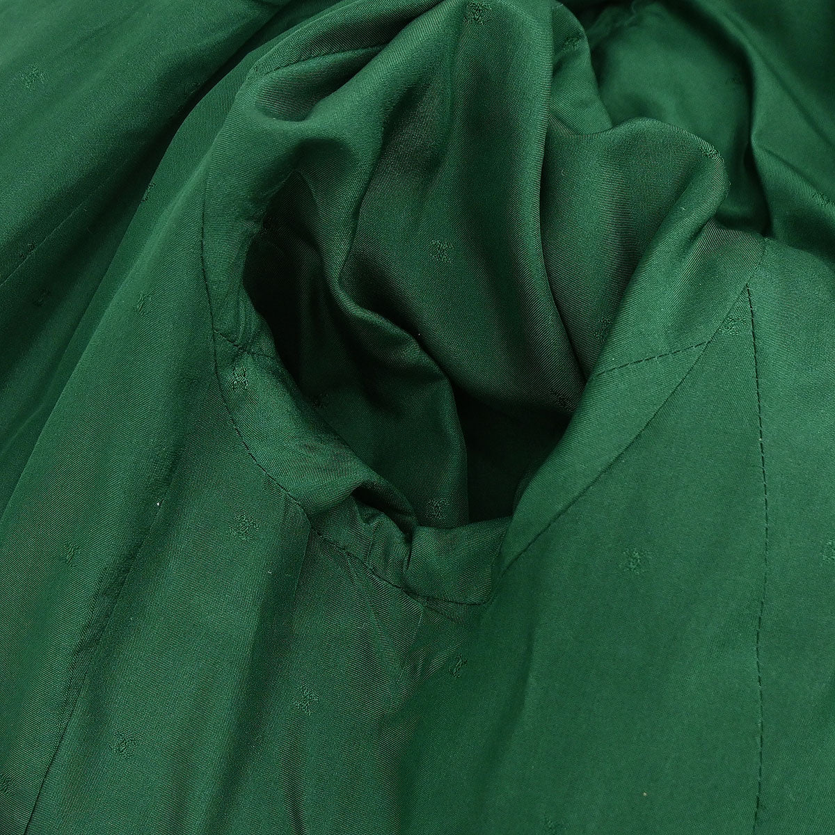 Chanel 1993 Setup Suit Jacket Skirt Green Navy #40